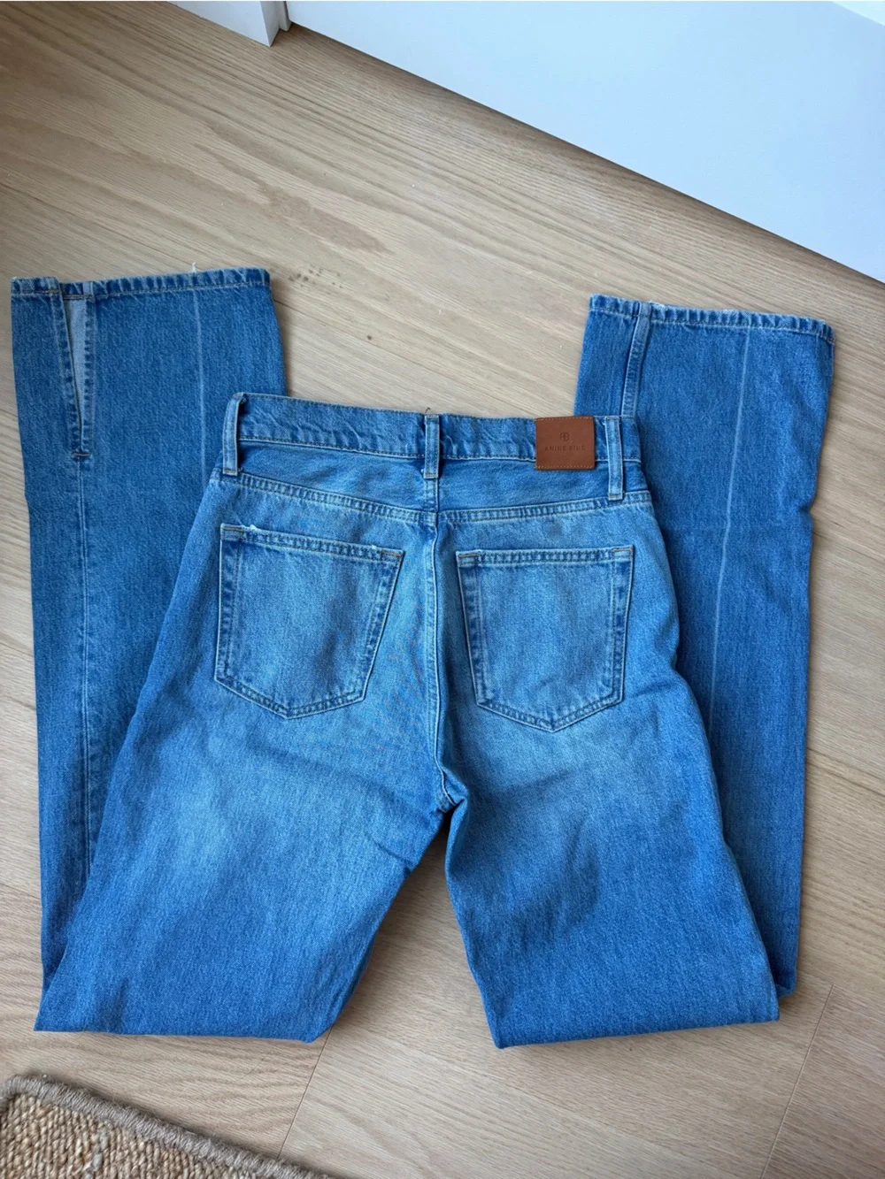 Anine Bing Roy Jeans in Nordic Blue - Picture 5 of 6